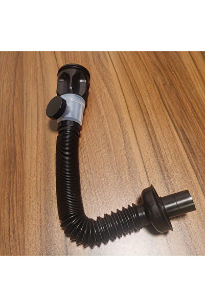 Choice black 1 pc Black Bounce Drain, Universal Horizontal/Vertical Drain Pip...