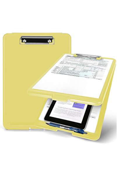 Choice1 YELLOW Clipboard with Storage (Multiple Colors Available) with Low Pr...
