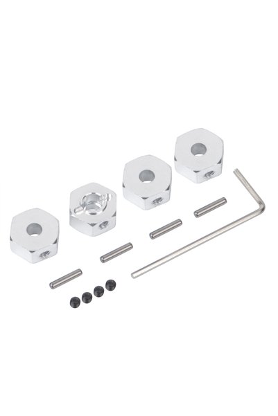 Choice 5MM 4PCS Aluminum 12MM Wheel Hex Drive Hubs 4mm/5mm/6mm Adapter for 1/...
