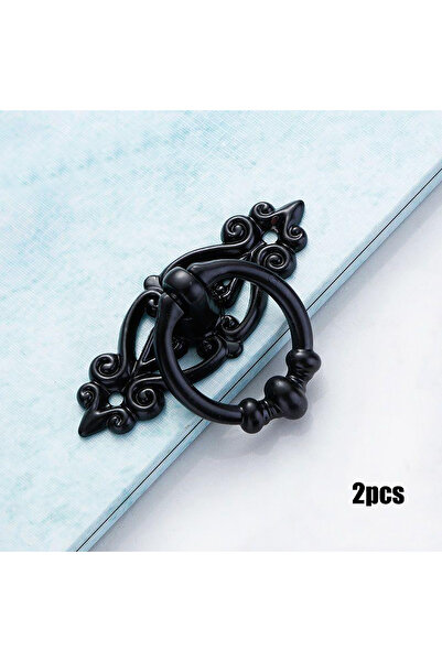 Choice1 2pcs-black 2/8pcs Antique Brushed Red Bronze/Golden Black Retro Zinc ...