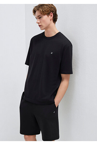 Mavi Pro Black T-Shirt Relaxed Fit / Comfortable Cut 0613442-900