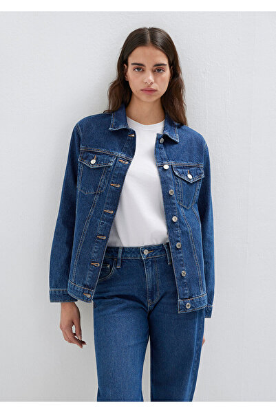 Mavi Karla 90s Koyu Jean Ceket 110154-91001