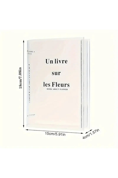 Choice Clear Clear Book Vase Aesthetic Acrylic Vase Unique Flower Vase For Cu...
