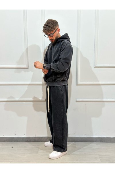 Urban Collection Trening din bumbac cu gluga Urbancollection