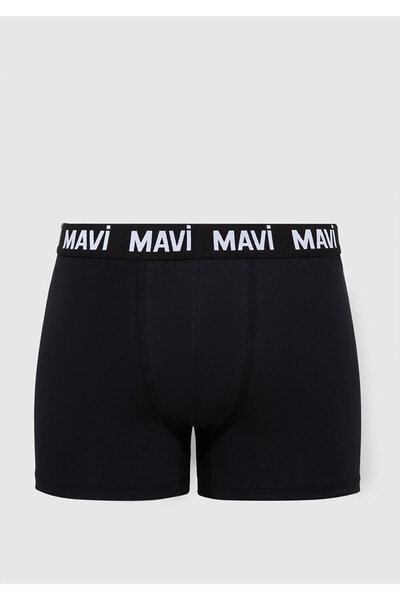 Mavi Siyah Basic Boxer 0911079-35495