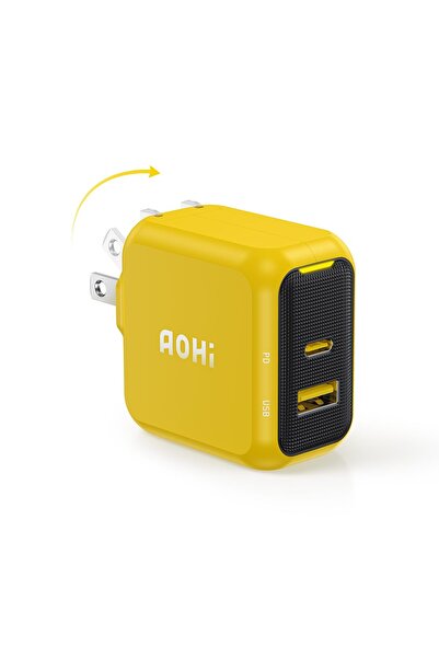 Aohi Magcube 67W GaN+ PD Fast USB-C Charger Block for MacBook Pro/Air,iPad Pr...