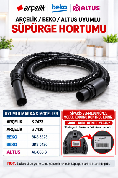 Beko Bks 5420 Süpürge Hortumu