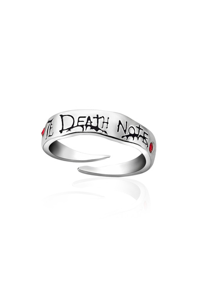 Choice resizable R00099 Death Note Anime Ring Yagami Light Alloy Cosplay Prop...