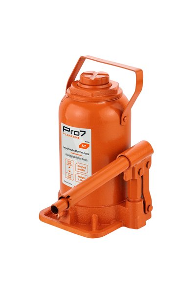 Lawazim Pro7 5Ton Hydraulic Bottle Jack - 185-355mm Lifting Range, 3.4kg with...