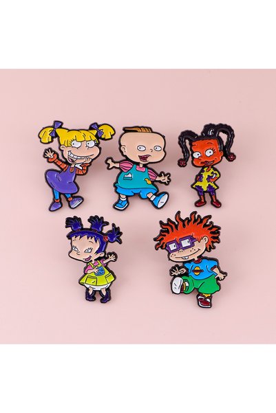 Choice 5pcs 5pcs Funny Brooches For Women Cute Boys Girls Enamel Pin Metal Ba...