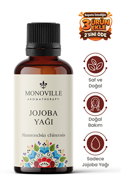 Monoville Jojoba Yağı 30 ml Soğuk Sıkım Saf ve Doğal (Jojoba Oil)
