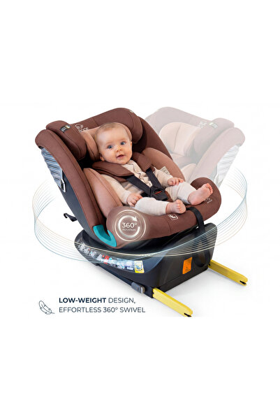 BUF BOOF Scaun Auto Saphir DELUXE BUF BOOF iSIZE Coffee Isofix pozitie somn 1...