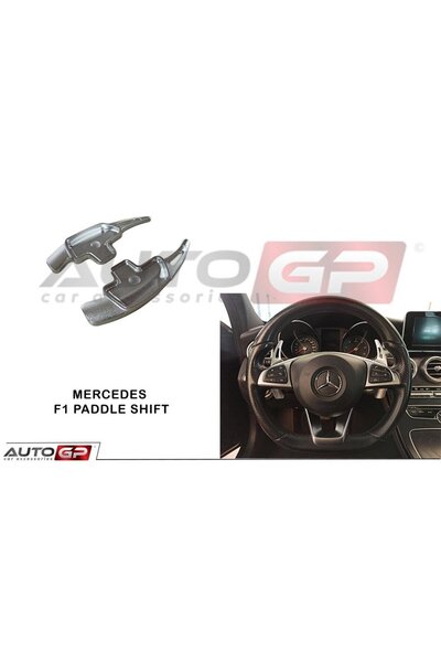 AEM AUTOGP Mercedes w205 direksiyon f1 vites kulakçık paddle shift gri