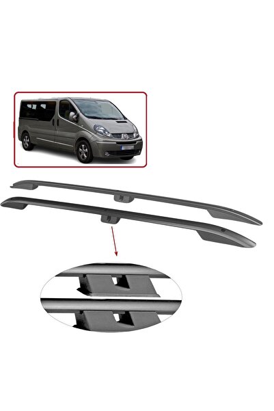 Niken Renault trafic tavan çıtası port bagaj taşıyıcı uzun siyah 2001 / 2014