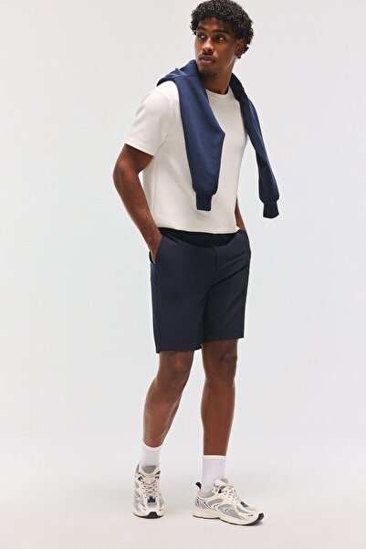 DeFacto Standard Fit Semi-Elastic Band Waist Pocket Shorts I7847Ax26Au