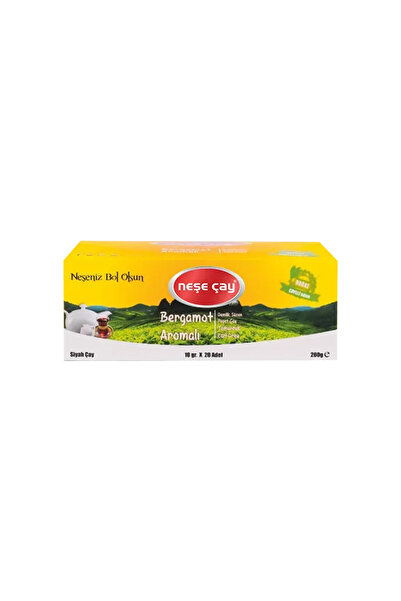 Neşe Çay Tomurcuklu Bergamot Aromalı Demlik Poşet Çay 200 g (20 x 10 g)