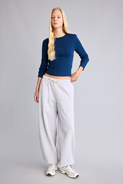 DeFacto Loose Fit Waist Tie Thick Fabric Sweatpants I6399Ax26Au