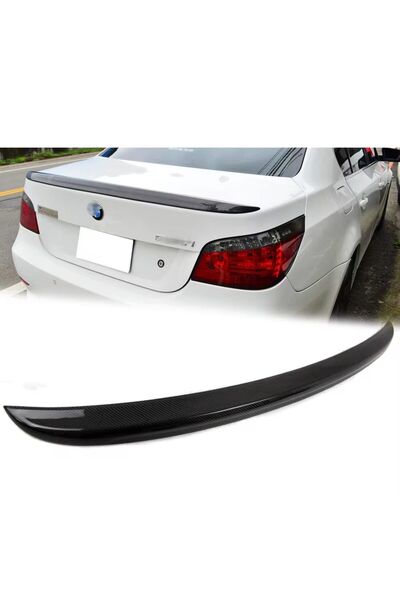 autogp Bmw E60 m5 bagaj üstü spoiler siyah boyalı plastik boyalı 2003 / 2009