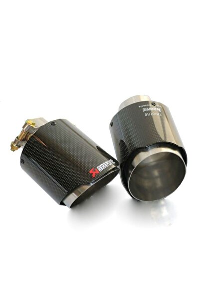 Akrapovic AKRAPOVİÇ Akrapoviç egzoz ucu karbon yuvarlak tekli 100mm