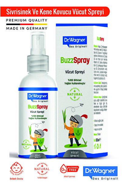 Dr Wagner Sivrisinek Ve Kene Kovucu Bitkisel Tüm Vücut Için Sprey 100 Ml.
