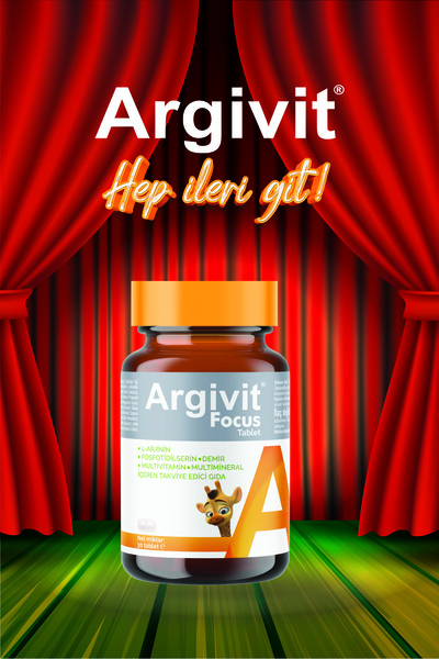 Argivit Focus 30 Tablet L-Arjinin, Fosfotidilserin İçeren Takviye Edici Gıda