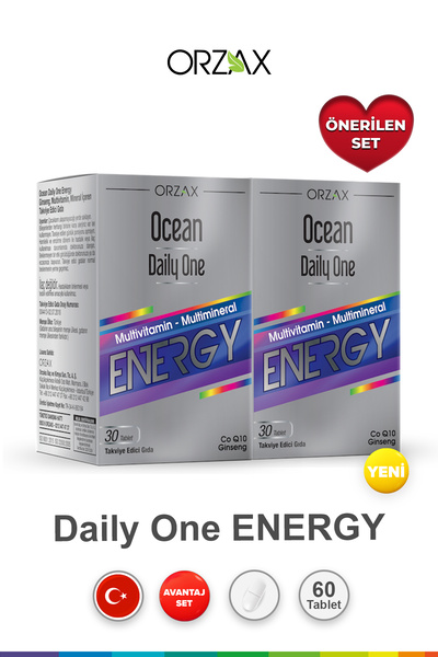 Orzax Ocean Daily One Energy 30 Tablet (2 adet)
