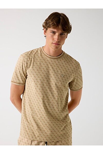 Guess Marshall Erkek Aktif Regular Fit T-Shirt