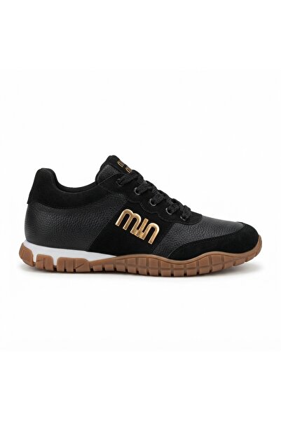 Zerenyus Zrne-006 Premium Black Lace-Up Women's Sneaker