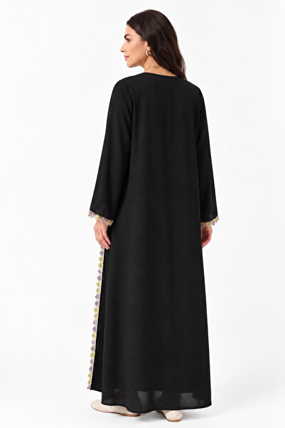 Azria Fashion عباءة بلوسوم لوكس - أسود