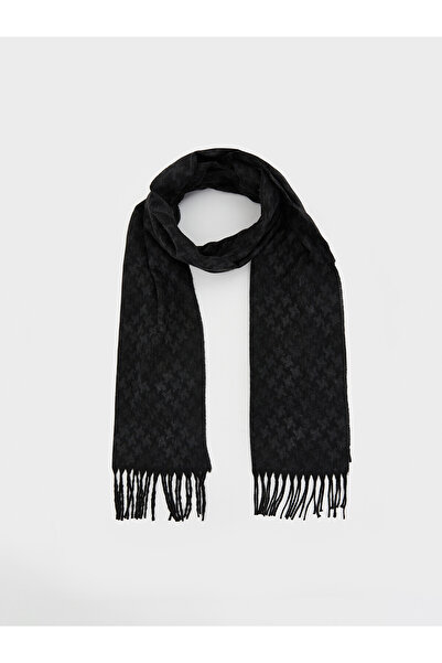 LC Waikiki Lcw Accessories Anthracite Plaid Men's Scarf with Nevavm Difference
