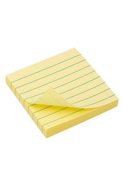 OEM Notite Adezive Galgene cu Dungi 7.6x7.6cm - 100F - Produse Scoala