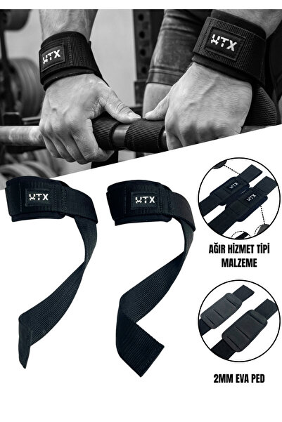 UTX Spor Lifting Straps – Deadlift, Crossfit ve Fitness İçin Çift Kayış (Sağ ...