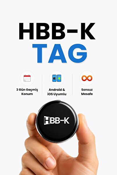 HBB-K Hbb-k Ios & Android Uyumlu Airtag Akıllı Gps Takip Cihazı