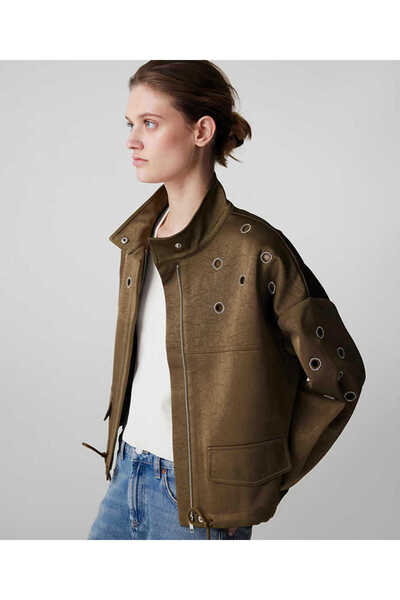 İpekyol Rhinestone Cutout Coat