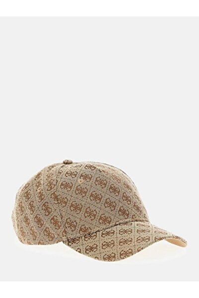 Guess Beige Logo Men's Hat