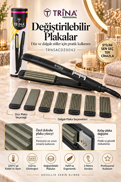 Trina Değişebilir Plakalı Tost Makinesi - 42