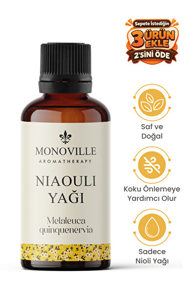 Monoville Nioli Uçucu Yağı 20 ml Saf ve Doğal ( Niaouli Essential Oil )