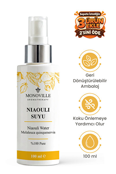 Monoville Nioli Suyu 100 ml Sprey Başlıklı (Niaouli Water)