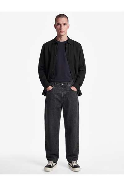 Koton Comfortable Fit Cotton Super Baggy Jean Pants with Pockets