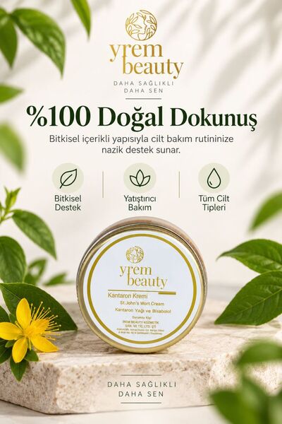 Kantaron Kremi – Kantaron Yağı & Bisabolol 50 ml