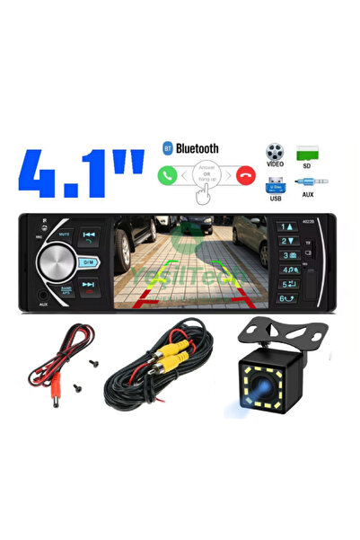 EXVOL Kıngwın Kw-2100 Oto Teyp 4*60w Park Kamerası Hediyeli Bluetooth Usb Sd ...