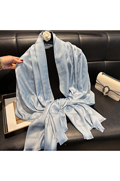 Choice3 SKY BLUE 2025 New Design Brand Spring Women Scarf Fashion Geometry Pr...