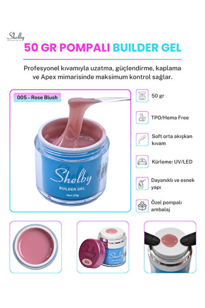 Shelby Professional Nail Art SHELBY 05 - 50 Gr. YENİ ÖZEL BASMALI AMBALAJ BUI...