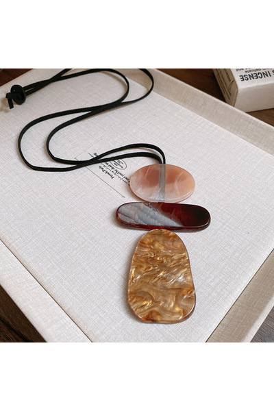 Choice style 2 Bohemian Vintage Smuding Geometric Pendant Necklaces for Women...