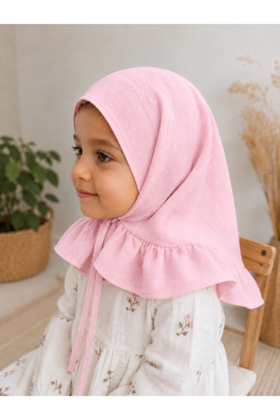SİYO Çocuk Eşarp, Müslin Eşarp, Çocuk Tülbenti, Çocuk Bonesi, Saç Bonesi, Çoc...