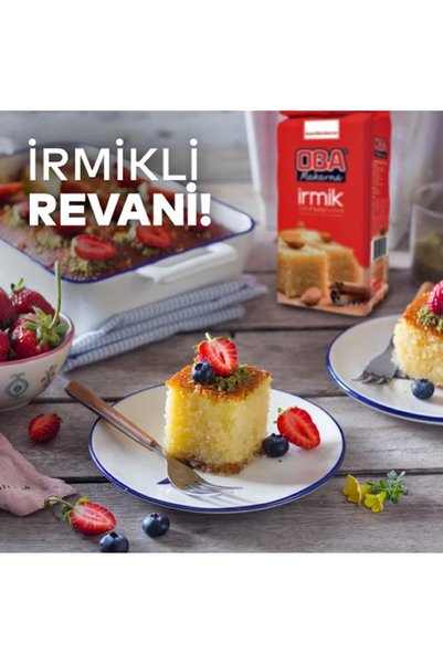 OBA Tatlılık İrmik 500 g x 8 Adet | Şekerparelik – Helvalık
