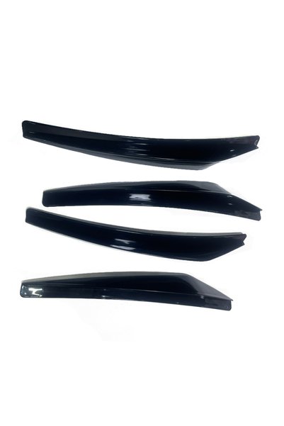 Choice Black 4pcs Carbon Fiber Pattern Car Wheel Fender Flares Universal Mud ...