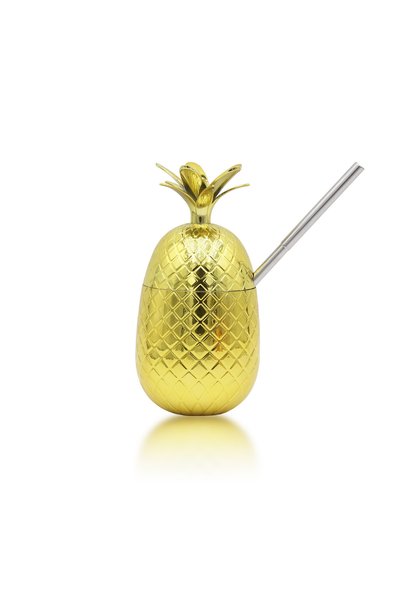 Choice1 Gold 2025 New 500ML Pineapple Cups Tumbler Plastic Cocktail Drinking ...