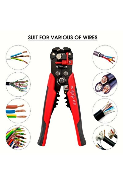 Choice 1Pc 1pc 24-10AWG Wire Stripper - Multi-Function Quick Peel & Cut Cable...