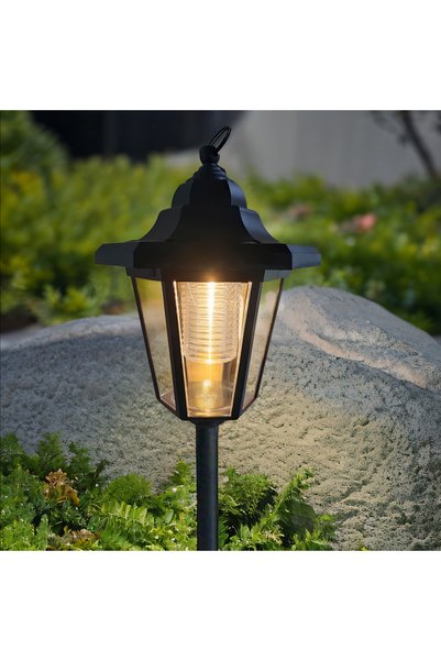 Choice 0-5W Hexagonal Lamp 1PC 1PC Solar Lantern Outdoor, Decorative Candle L...